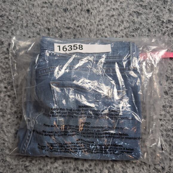 Buffalo David Bitton Jeans Women 26 Blue Mid Rise Cropped Stretch Preppy Denim - Picture 10 of 10